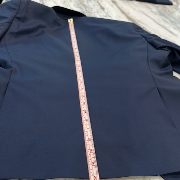 Designer Custom Suit Jacket & Pants Dark Navy • Fully Lined - Picture 2 of 5